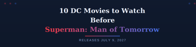 dc movies